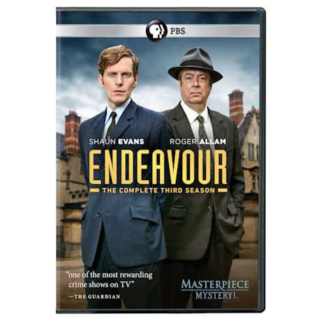 Masterpiece Mystery!: Endeavour Season 3 DVD & Blu-ray