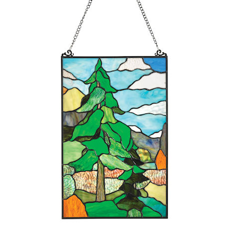 Wilderness Stained Glass Panel