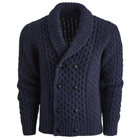 Men's Double-Breasted Irish Cardigan | Shop.PBS.org