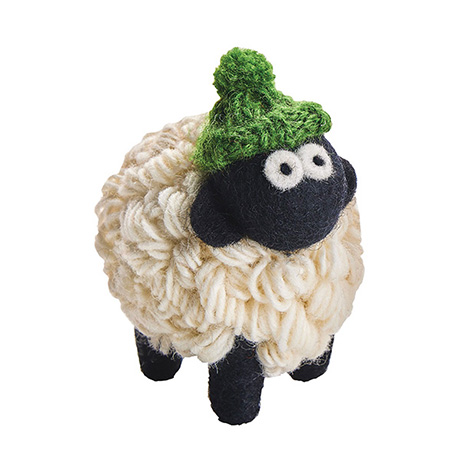 Knit Sheep with Pom-Pom Hat | Shop.PBS.org