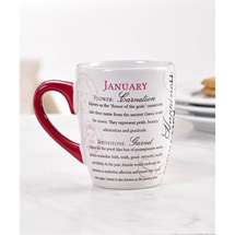 Alternate Image 1 for Birth Month Ceramic Mug