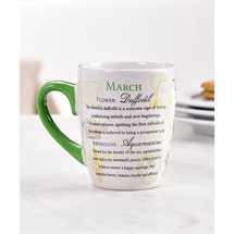 Alternate Image 2 for Birth Month Ceramic Mug