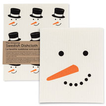 Product Image for Snowman Swedish Towels (set of 2)