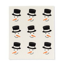 Alternate Image 1 for Snowman Swedish Towels (set of 2)