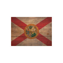 Alternate Image 5 for Wood State Flag Signs