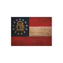 Alternate Image 0 for Wood State Flag Signs