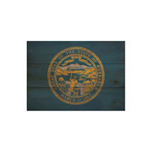 Alternate Image 0 for Wood State Flag Signs