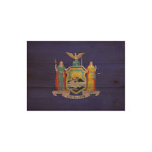 Alternate Image 1 for Wood State Flag Signs