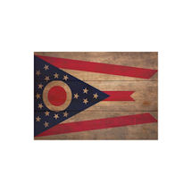 Alternate Image 2 for Wood State Flag Signs