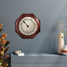 Alternate Image 1 for Keep Track Of Days, Not Time Clock - Mahogany