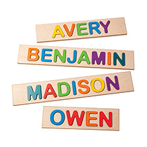 Product Image for Personalized Children's Wooden Name Puzzles