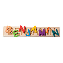 Alternate Image 1 for Personalized Children's Wooden Name Puzzles