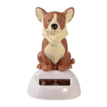Alternate Image 2 for Animated Queen And Corgi Solar Figures