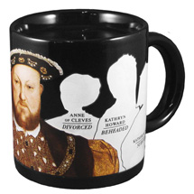 Alternate Image 2 for Disappearing Wives of Henry VIII Mug