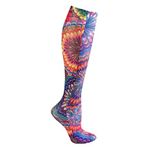 Alternate Image 0 for Celeste Stein® Women's Printed Closed Toe Mild Compression Knee High Stockings