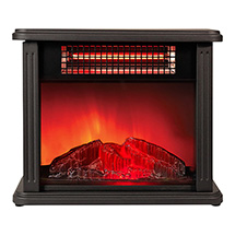 Alternate Image 1 for Infrared Desktop Fireplace Heater
