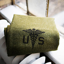 Alternate Image 2 for Foot Soldier Military Wool Blankets - Army Medic
