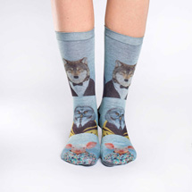 Alternate Image 2 for Dapper Animals Women's Active Socks