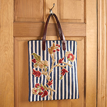 Product Image for Striped Floral Tote 