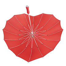 Alternate Image 1 for Heart-Shaped Umbrella
