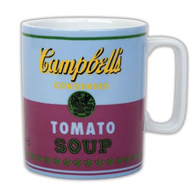 Product Image for Andy Warhol Blue Campbell's Soup Mug
