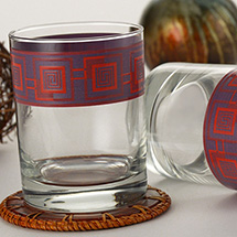 Alternate Image 1 for Frank Lloyd Wright® Whirling Arrow Tumblers (Set of 2)