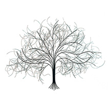 Product Image for Black Tree Metal Wall Art