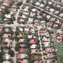 Alternate Image 3 for Personalized Hometown Jigsaw Puzzle -  Satellite Image
