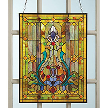 Product Image for Victorian Style Stained Glass Panel