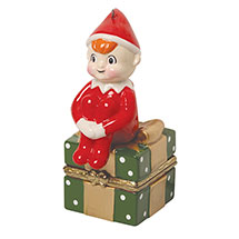 Alternate Image 21 for Porcelain Surprise Christmas Gift Box Ornaments