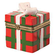 Alternate Image 27 for Porcelain Surprise Christmas Gift Box Ornaments