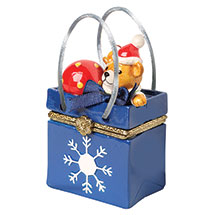 Alternate Image 30 for Porcelain Surprise Christmas Gift Box Ornaments