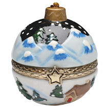 Alternate Image 0 for Porcelain Surprise Christmas Gift Box Ornaments