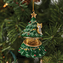 Alternate Image 4 for Porcelain Surprise Christmas Gift Box Ornaments