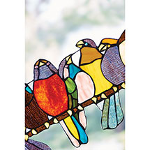 Alternate Image 3 for Birds on a Wire Stained Glass