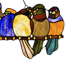 Alternate Image 7 for Birds on a Wire Stained Glass