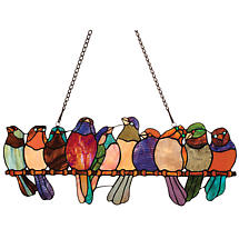 Product Image for Birds on a Wire Stained Glass