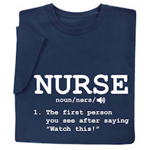 Product Image for T-Shirt or Sweatshirt For Nurses - Nurse Definition