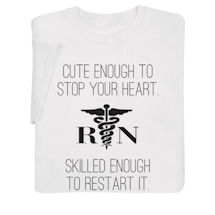 Product Image for T-Shirt or Sweatshirt For Nurses - Start/Stop Your Heart
