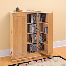 Product Image for Media Storage Cabinet for DVDs, CDs and More