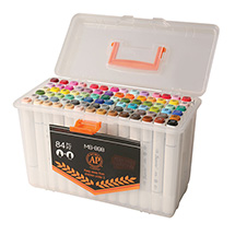 Product Image for The Ultimate Dual-Tip Artist's Markers Set - 80 Colors