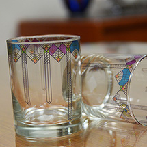 Alternate Image 2 for Frank Lloyd Wright® April Showers Tumbler glasses (Set of 2)