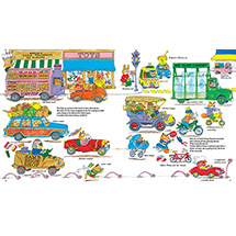 Alternate Image 1 for Richard Scarry Cars & Trucks & Things That Go 50th Anniversary Edition Book