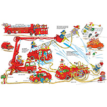 Alternate Image 2 for Richard Scarry Cars & Trucks & Things That Go 50th Anniversary Edition Book