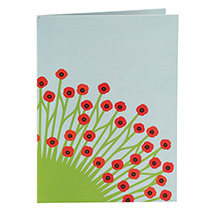 Alternate Image 1 for Blooming Poppies Pop-Up Greeting Cards - Set of 6