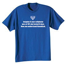 Alternate Image 2 for The Miracle of Hanukkah T-Shirt or Sweatshirt 