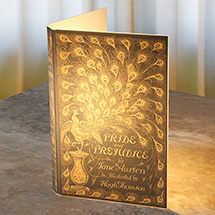 Product Image for Jane Austen 'Pride and Prejudice' Book Cover Accent Lamp