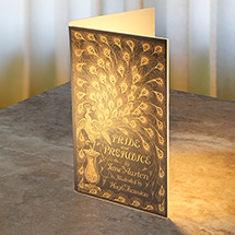 Alternate Image 1 for Jane Austen 'Pride and Prejudice' Book Cover Accent Lamp