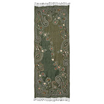 Alternate Image 5 for Emerald Garden Embroidered Wrap