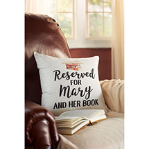 Alternate Image 1 for Personalized Reserved For Pillow